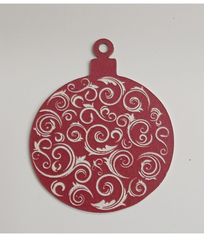 Scrap Collections A Christmas Wish Chipboard Bauble