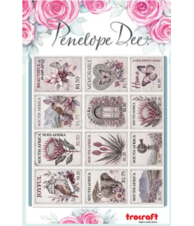 Penelope Dee Saffron Postage Stamps