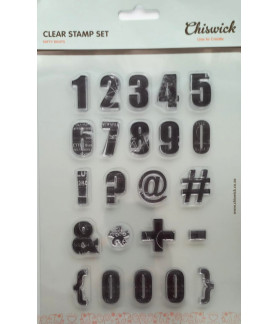 Chiswick Clear Stamp - Numbers