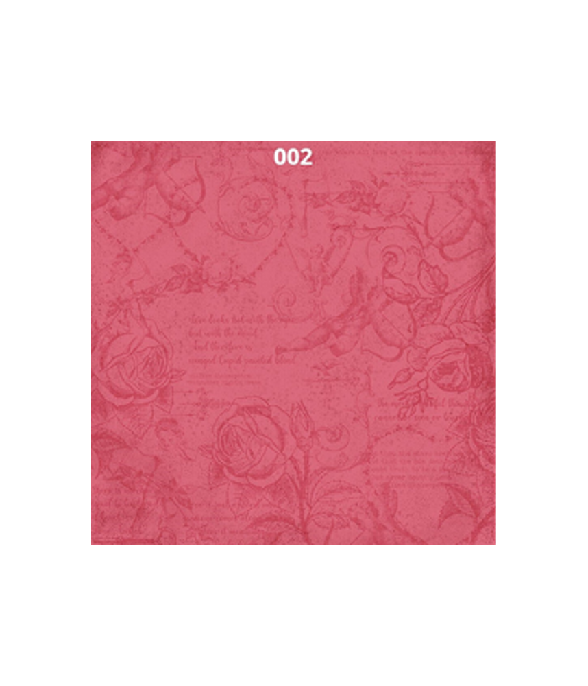 Scrap Collections 12 x 12 Scrapbook Paper - Be Mine Collection - 002