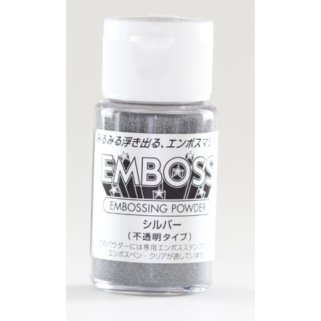 Tsukineko Heat Embossing Powder - Silver