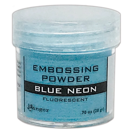 Ranger Heat Embossing Powders- Blue Neon Fluorescent 20g