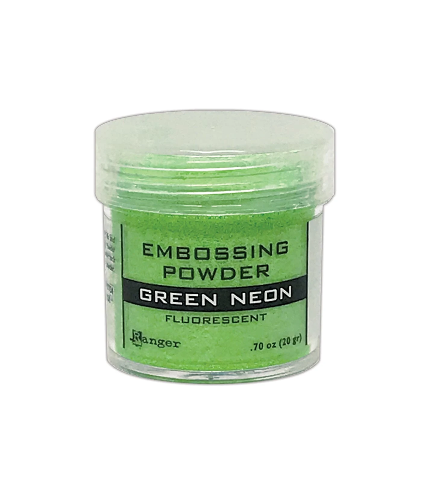 Ranger Heat Embossing Powder - Green Neon Fluorescent 20g