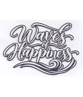 Scrap Collections Ocean Dreams Chipboard - Waves of Happiness