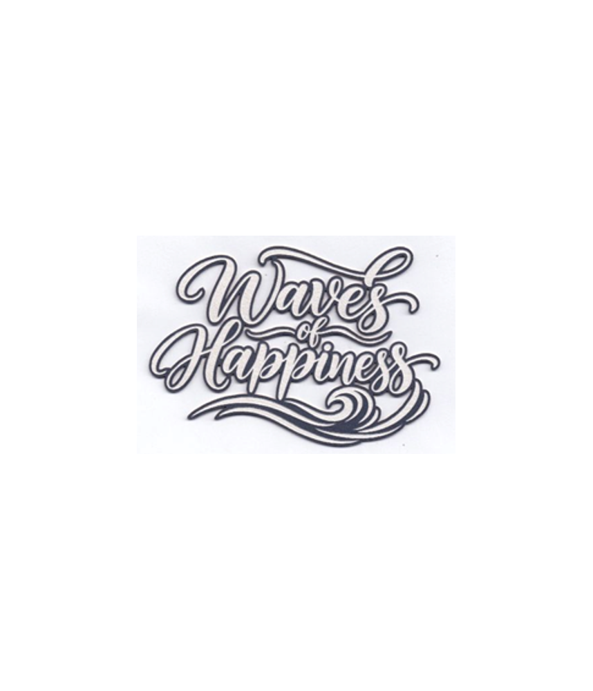 Scrap Collections Ocean Dreams Chipboard - Waves of Happiness