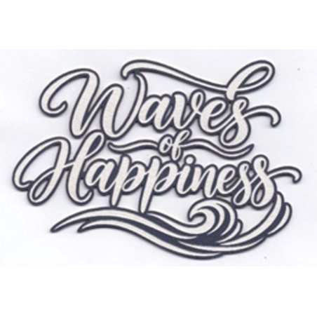 Scrap Collections Ocean Dreams Chipboard - Waves of Happiness