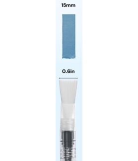 Maries Leak-Proof Refillable Water Brush Large Flat 15mm
