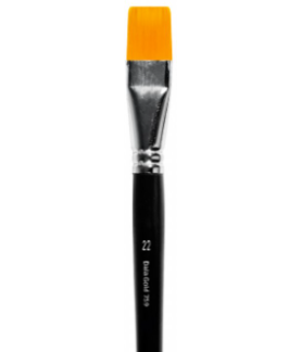 Dala 759 Golden Taklon Flat Brush 22