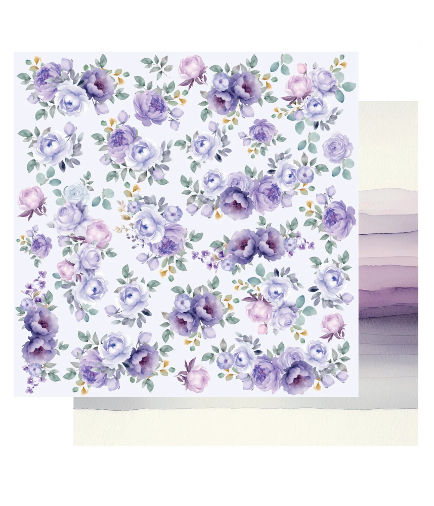Uniquely Creative UltraViolet Delight 12 x 12 Scrapbook Paper - Lavender Breeze