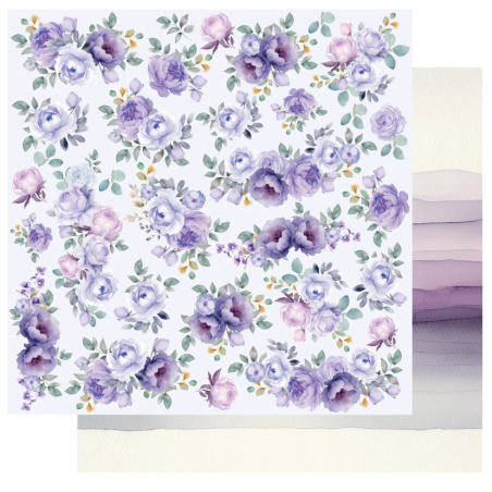Uniquely Creative UltraViolet Delight 12 x 12 Scrapbook Paper - Lavender Breeze