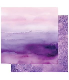 Uniquely Creative UltraViolet Delight 12 x 12 Scrapbook Paper - Layers of Lilac