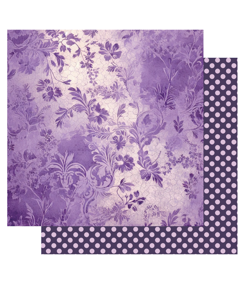 Uniquely Creative UltraViolet Delight 12 X 12 Scrapbook Paper - Magical Mauve