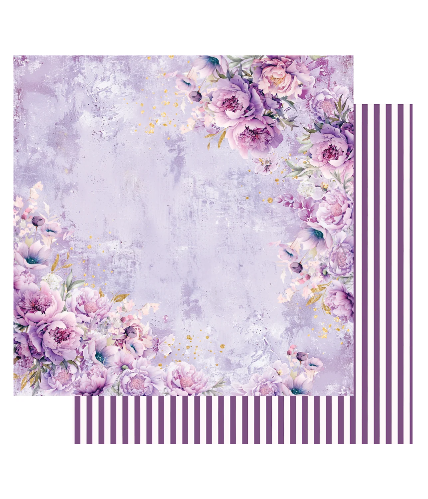 Uniquely Creative UltraViolet Delight 12 x 12 Scrapbook Paper - Pretty Purple