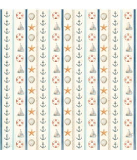 Scrap Collections Ocean Dreams 12 x 12 Scrapbook Paper 004