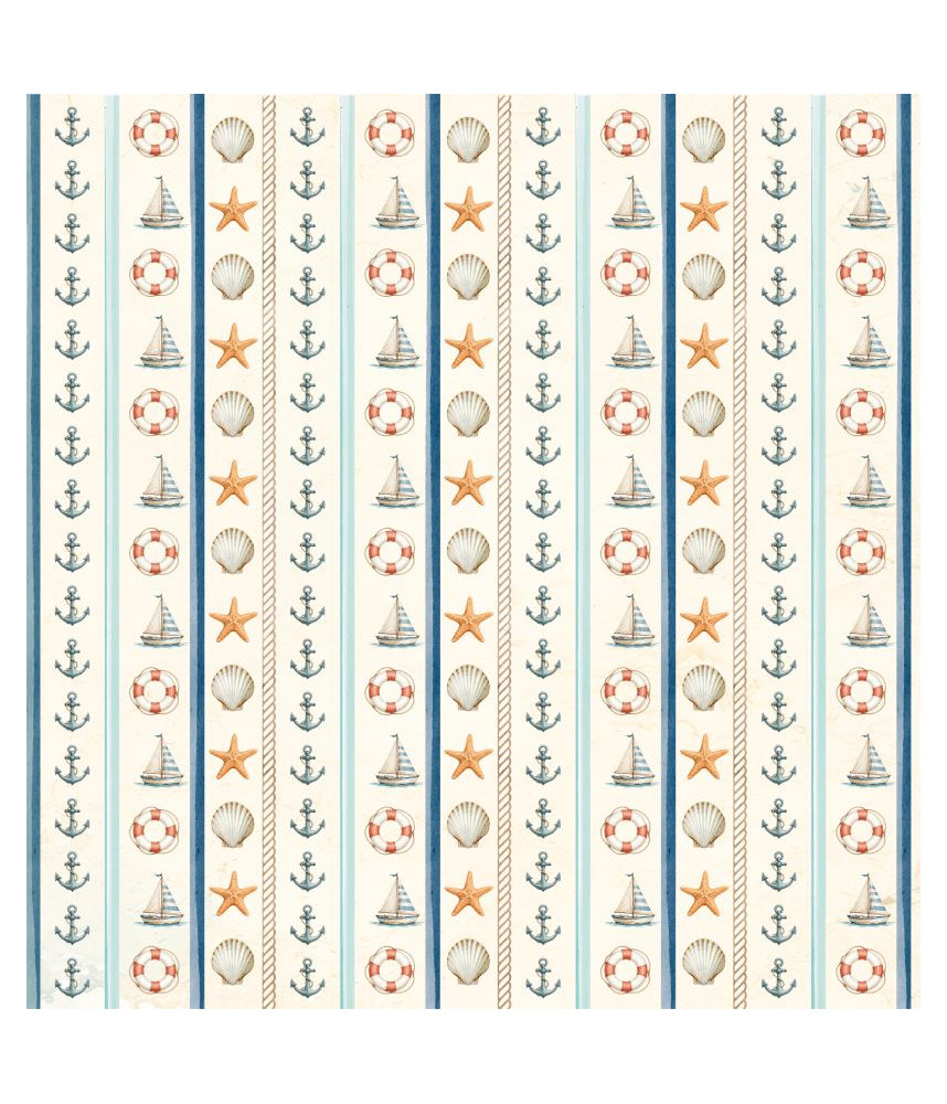 Scrap Collections Ocean Dreams 12 x 12 Scrapbook Paper 004