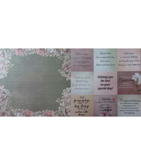 Couture Creations Vintage Tea 12 x 12 Scrapbook Paper 08