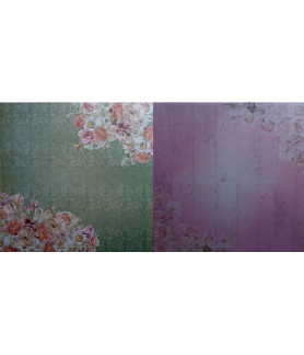 Couture Creations Vintage Tea 12 x 12 Scrapbook Paper 07