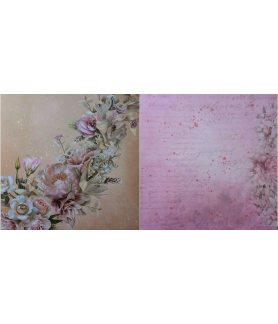 Couture Creations Vintage Tea 12 X 12 Scrapbook Paper 06