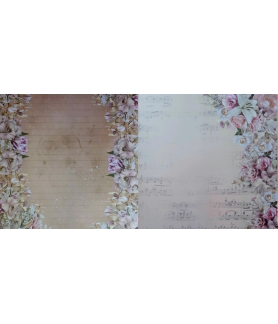 Couture Creations Vintage Tea 12 x 12 Scrapbook Paper 05