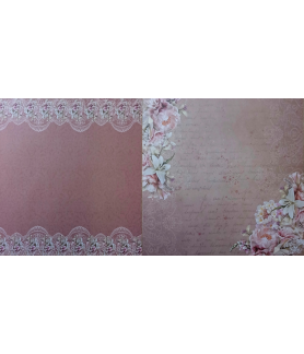 Couture Creations Vintage Tea 12 X 12 Scrapbook Paper 04