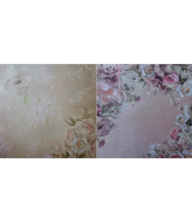 Couture Creations Vintage Tea 12 X 12 Scrapbook Paper 02