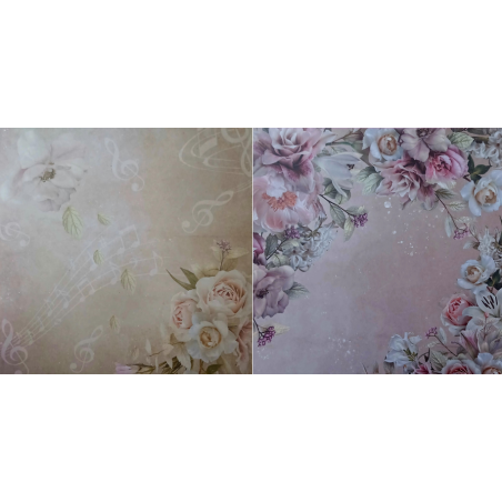 Couture Creations Vintage Tea 12 X 12 Scrapbook Paper 02