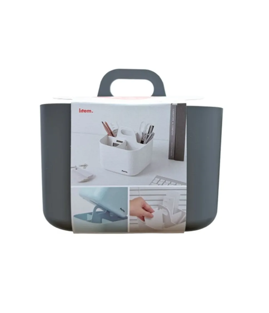 Litem Porta Vita Organiser 4 Comp Square - Grey