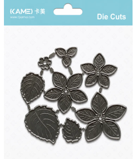 Kamei Cutting Dies - Leaf & Flowers
