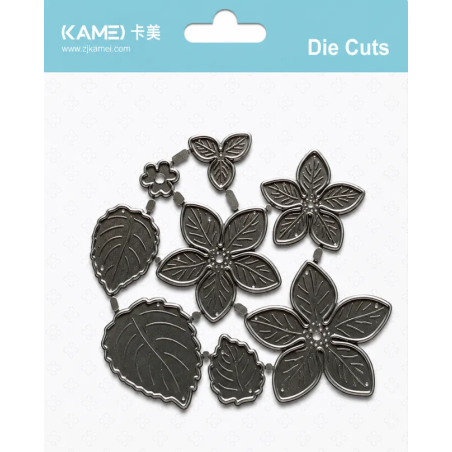 Kamei Cutting Dies - Leaf & Flowers
