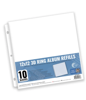 Couture Creations 12 X 12 Album Refill Sleeves - D-Ring and Postbound 10pcs