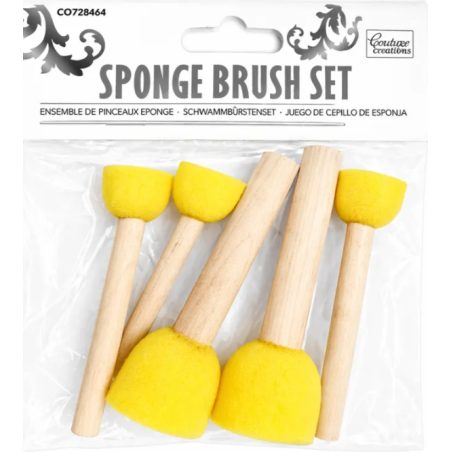 Couture Creations Sponge Brush Set
