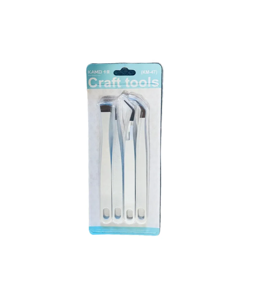 Kamei Craft Tools Tweezer & Clip Set