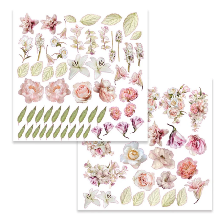 Couture Creations Vintage Tea Die Cuts/Ephemera Pack