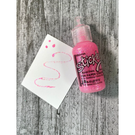 Ranger Stickles Glitter Glue -Hibiscus 18ml