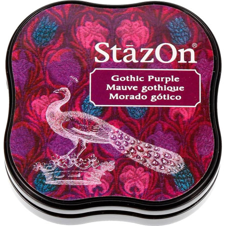 Tsukineko Stazon Midi Ink Pad - Gothic Purple