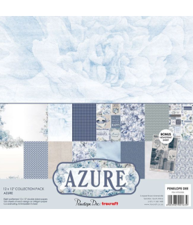 Penelope Dee 12 x 12 Scrapbook Paper Pack - Azure
