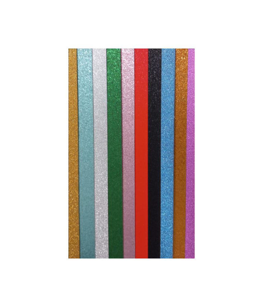 Couture Creations Variety A4 Scrapbook Glitter Paper Pack