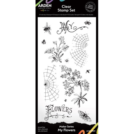 Arden Creative Studio Clear Stamp - My Flowers