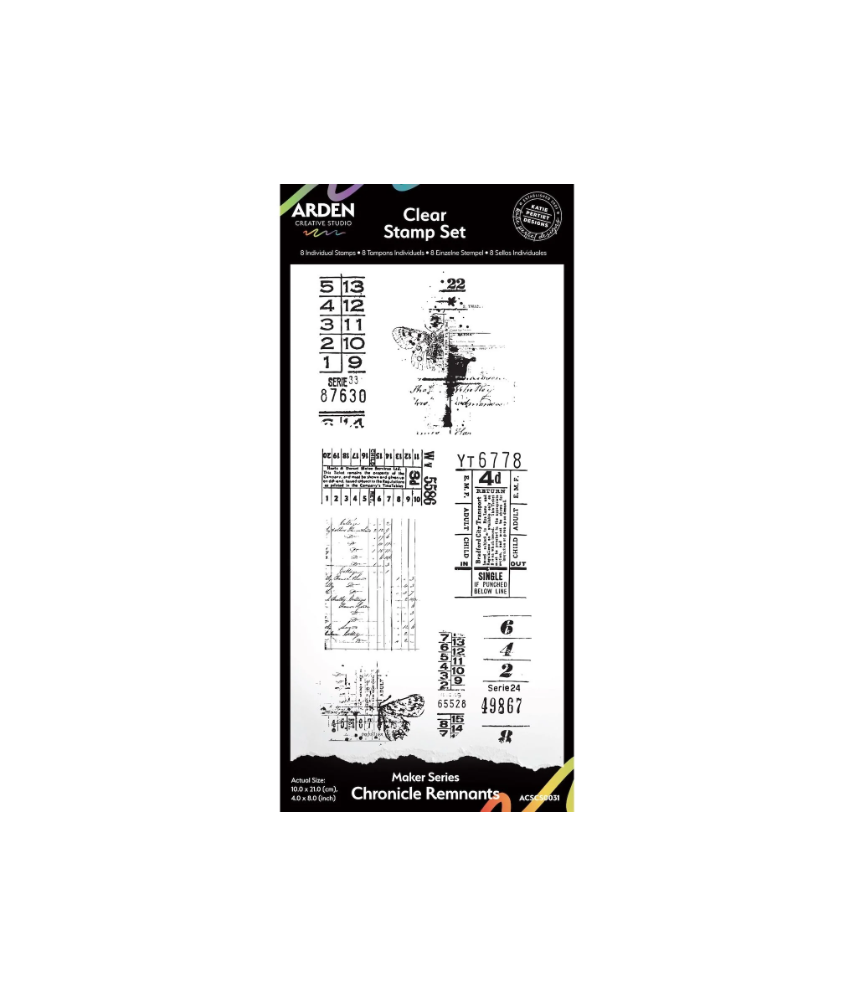 Arden Creative Studio Clear Stamp - Chronicle Remnants