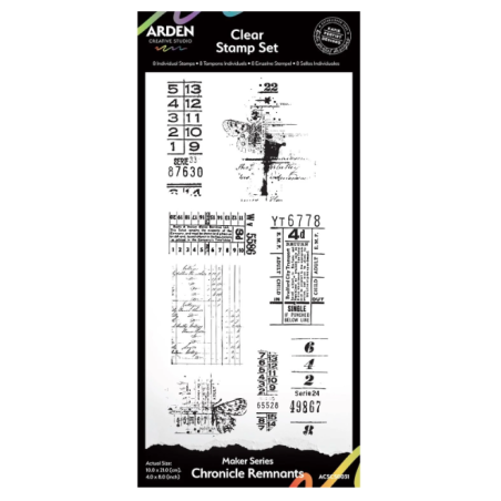 Arden Creative Studio Clear Stamp - Chronicle Remnants