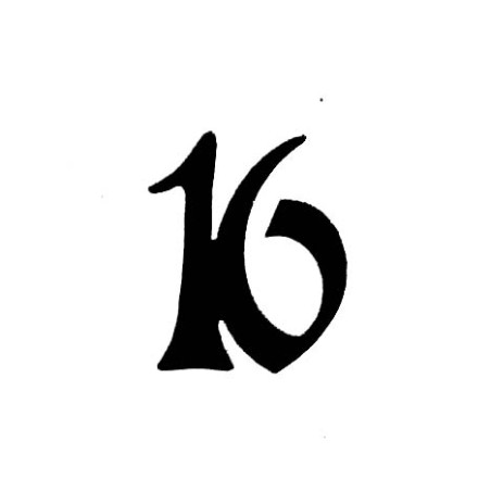 Scrapbook Studio Number 16 Chipboard