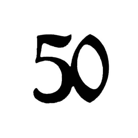 Scrapbook Studio Number 50 Chipboard