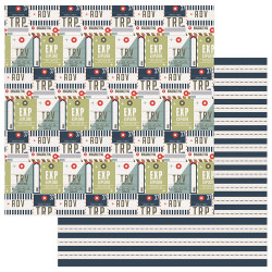 PhotoPlay 12 X 12 Scrapbook Paper - Adventure Awaits