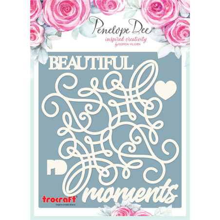Penelope Dee Whisper Chipboard - Moments
