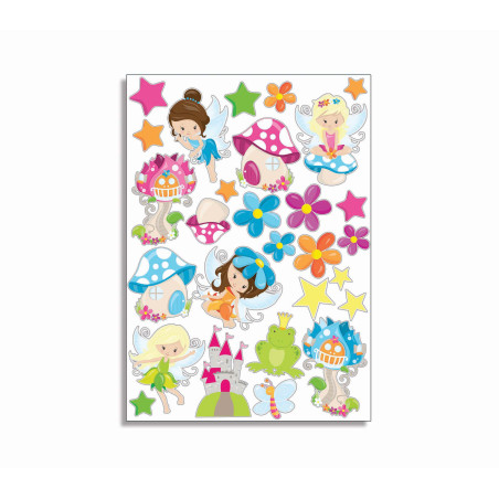 Scrapbook Studio Fairy A4 Cut Out Sheet