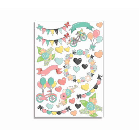 Scrapbook Studio Spring A4 Cut Out Sheet