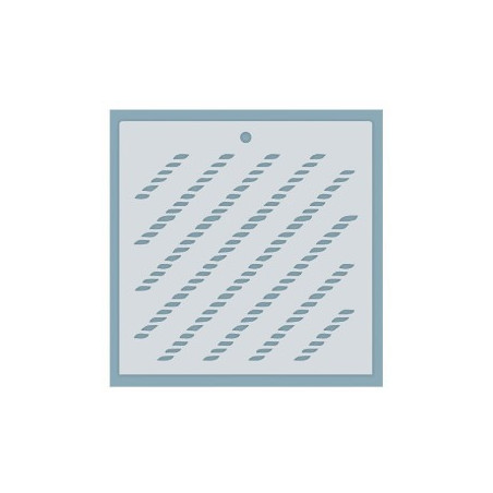 Penelope Dee Nautilus 6 x 6 Stencil - Nautilus Rope