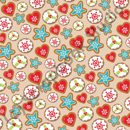 Scrapbook Studio Just Because It's Christmas Paper - Sweet Treats