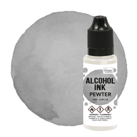 Couture Creations Alcohol Ink - Pewter/Slate 12ml