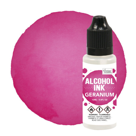 Couture Creations Alcohol Ink - Geranium/Flamingo 12ml